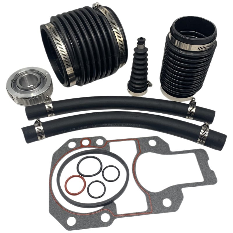 UANOFCN 803097T1 Transom Seal Service Kit for MerCruiser Alpha one Gen 1 with Gimbal Bearing U Joint and Exhaut Bellows 30-803097T1 Sierra 18-8213 18-2601-1 - Image 2